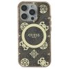 Guess GUHMP16LH4PYEEW iPhone 16 Pro 6.3 brązowy/brown hardcase IML Peony On 4G Background MagSafe